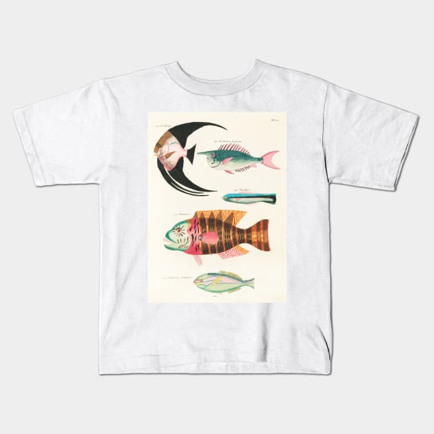 Fishes found in Indonesia and the East Indies (1678 -1746) Kids T-Shirt by WAITE-SMITH VINTAGE ART